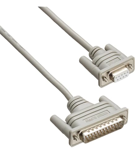 Amazon.co.jp: サンワサプライ RS-232Cケーブル 6m ライトグレー KRS